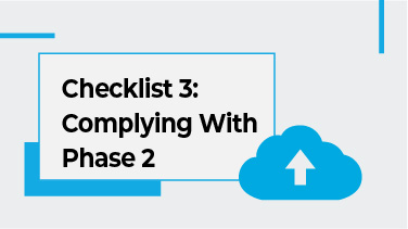 Checklist 3: Complying With Phase 2