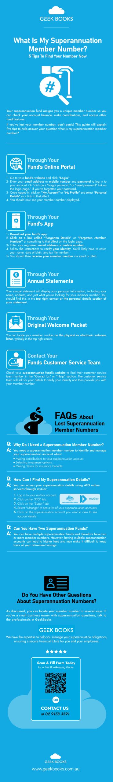 What Is My Superannuation Member Number Infographic