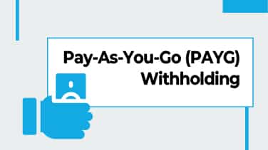 Pay-As-You-Go-PAYG -Withholding